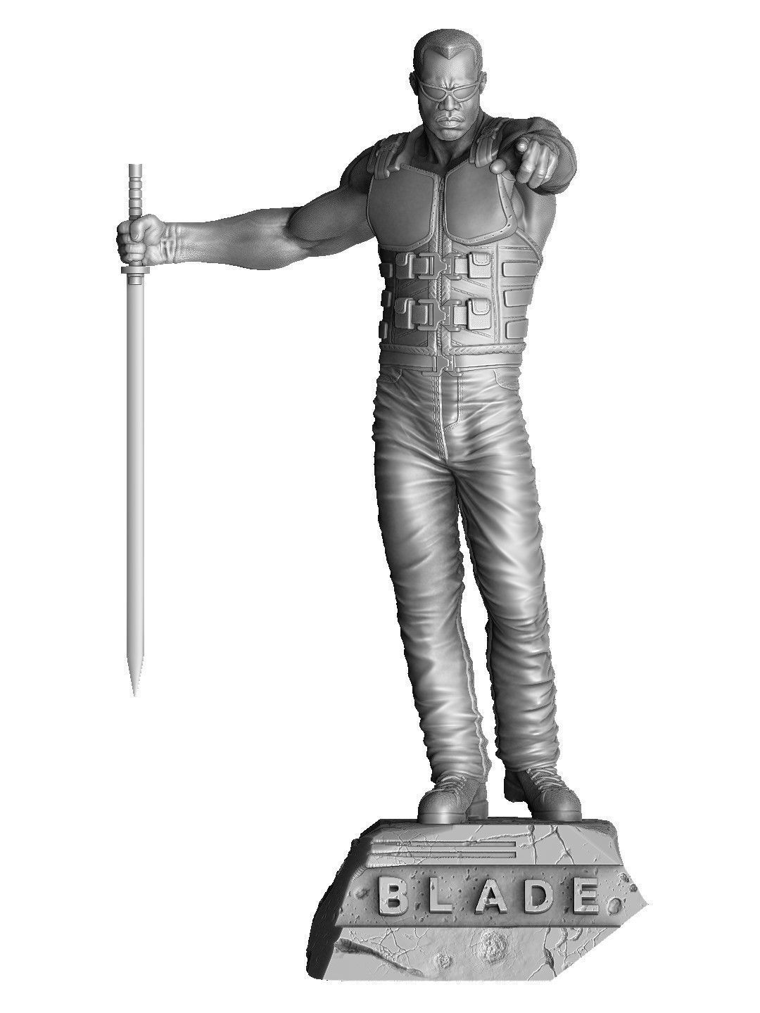 BLADE marvel STL FOR 3D PRINT 3D print model_24