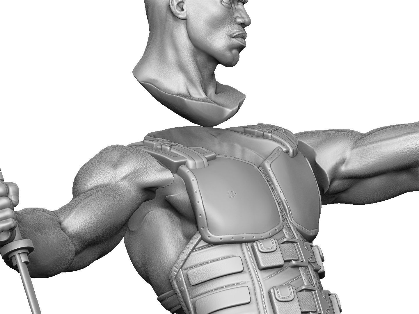 BLADE marvel STL FOR 3D PRINT 3D print model_37