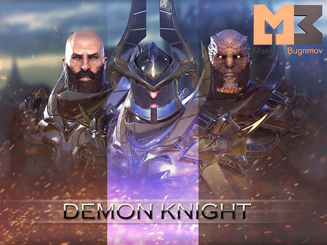 Knight 05 Low-poly 3D model