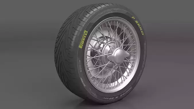 Realistic Wheel Tire 8