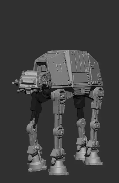 AT-AT Walker Model Kit  3D print model_0