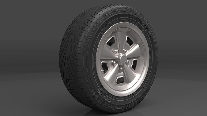 Realistic Wheel Tire 10 3D model
