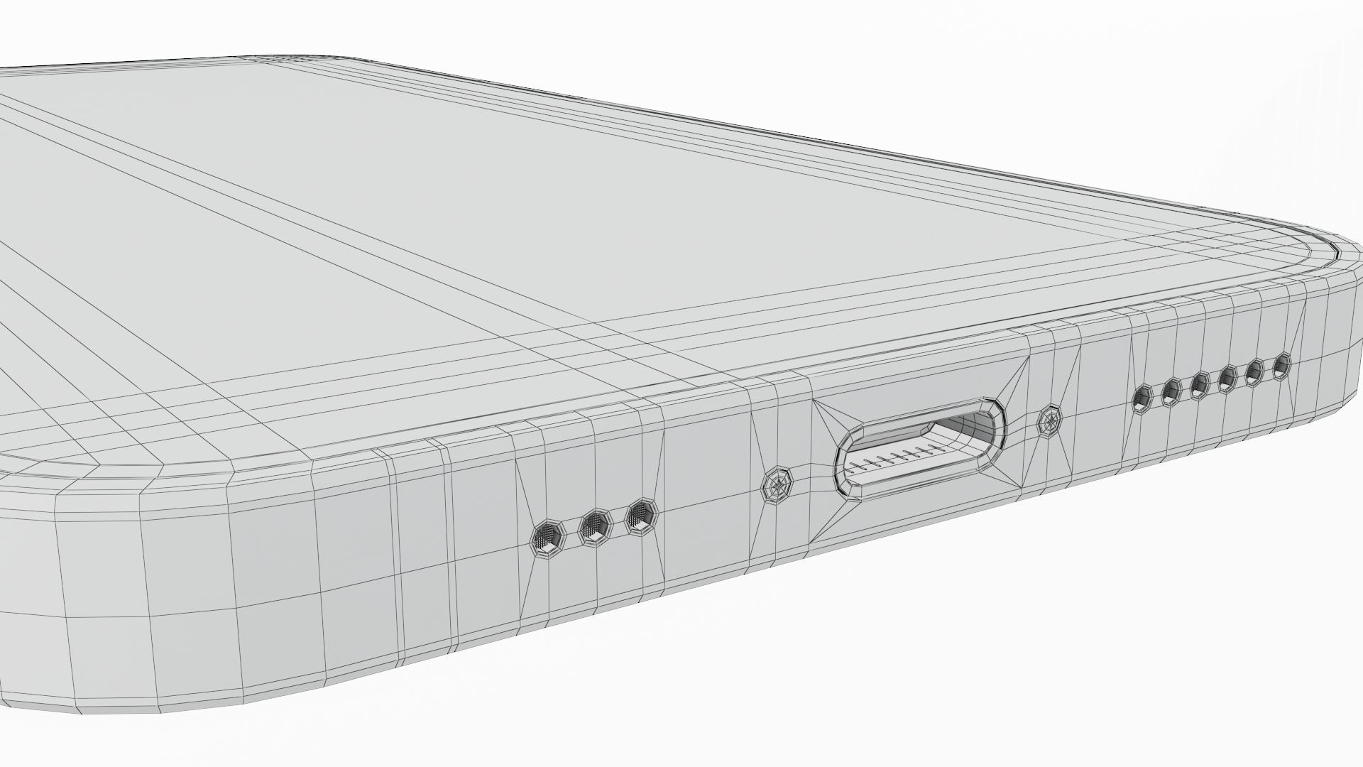 iPhone 14 RED 3D model_12