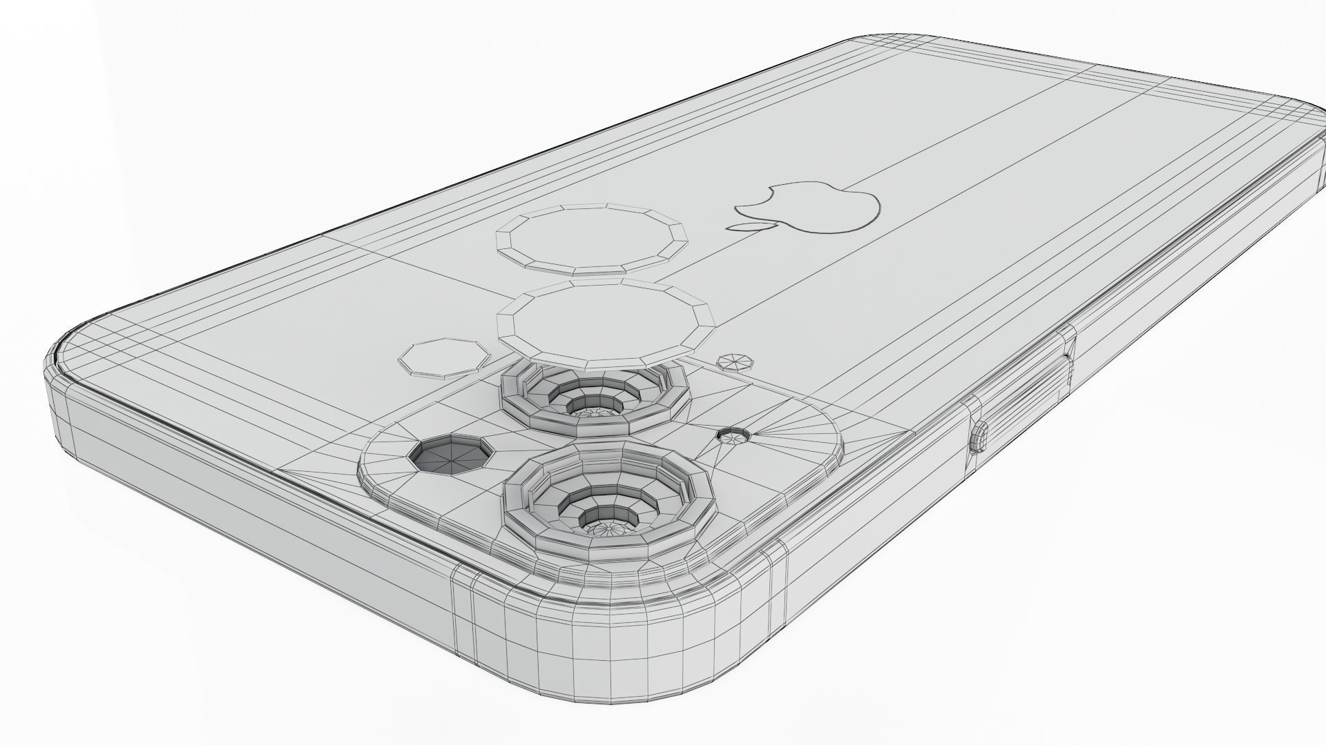 iPhone 14 RED 3D model_17