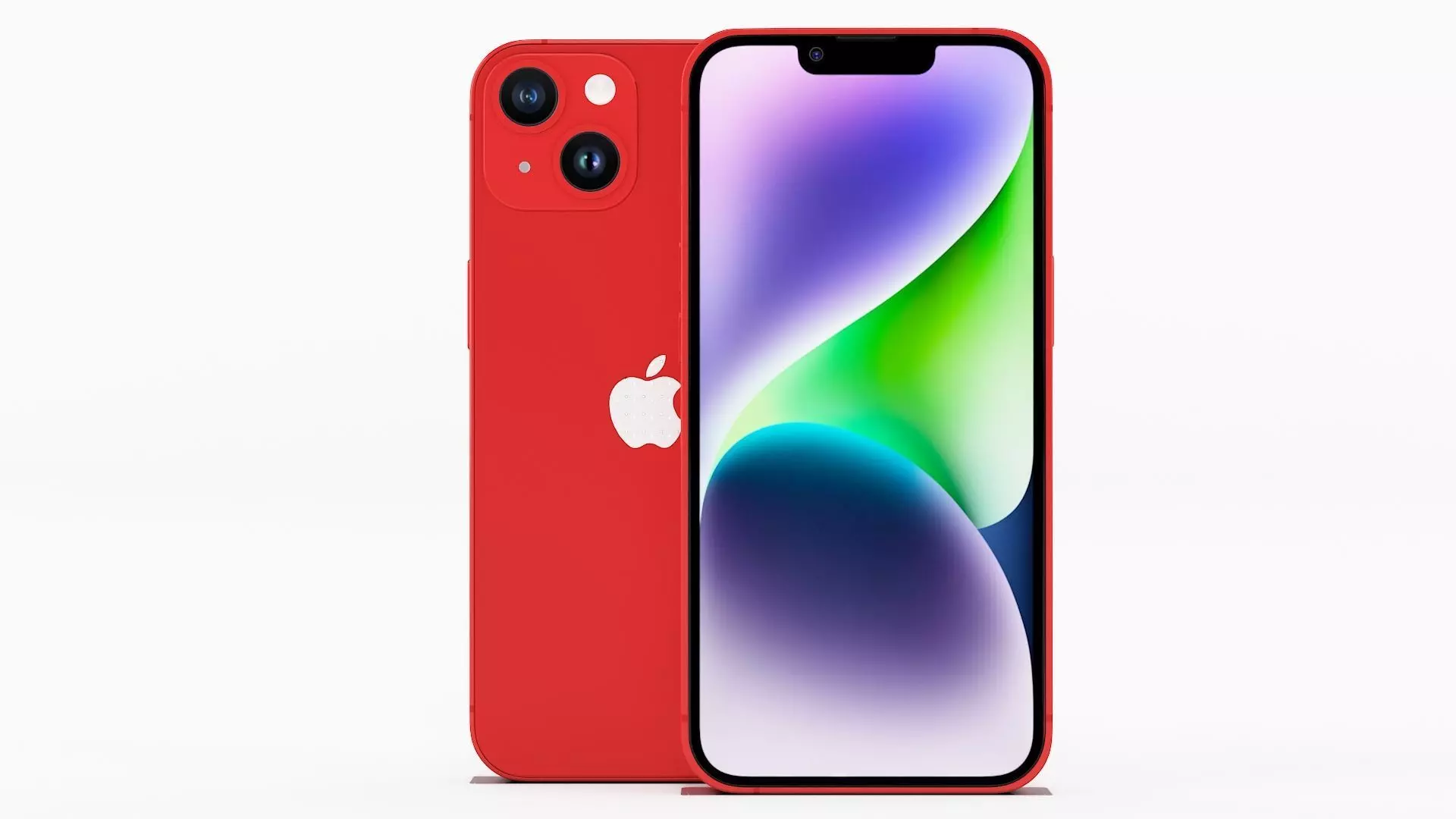 iPhone 14 RED 3D model_0