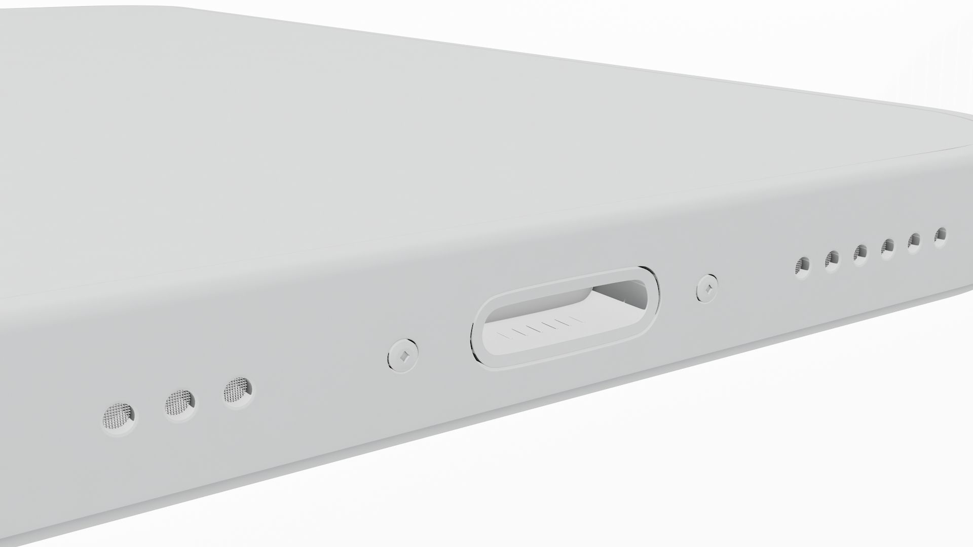 iPhone 14 RED 3D model_11