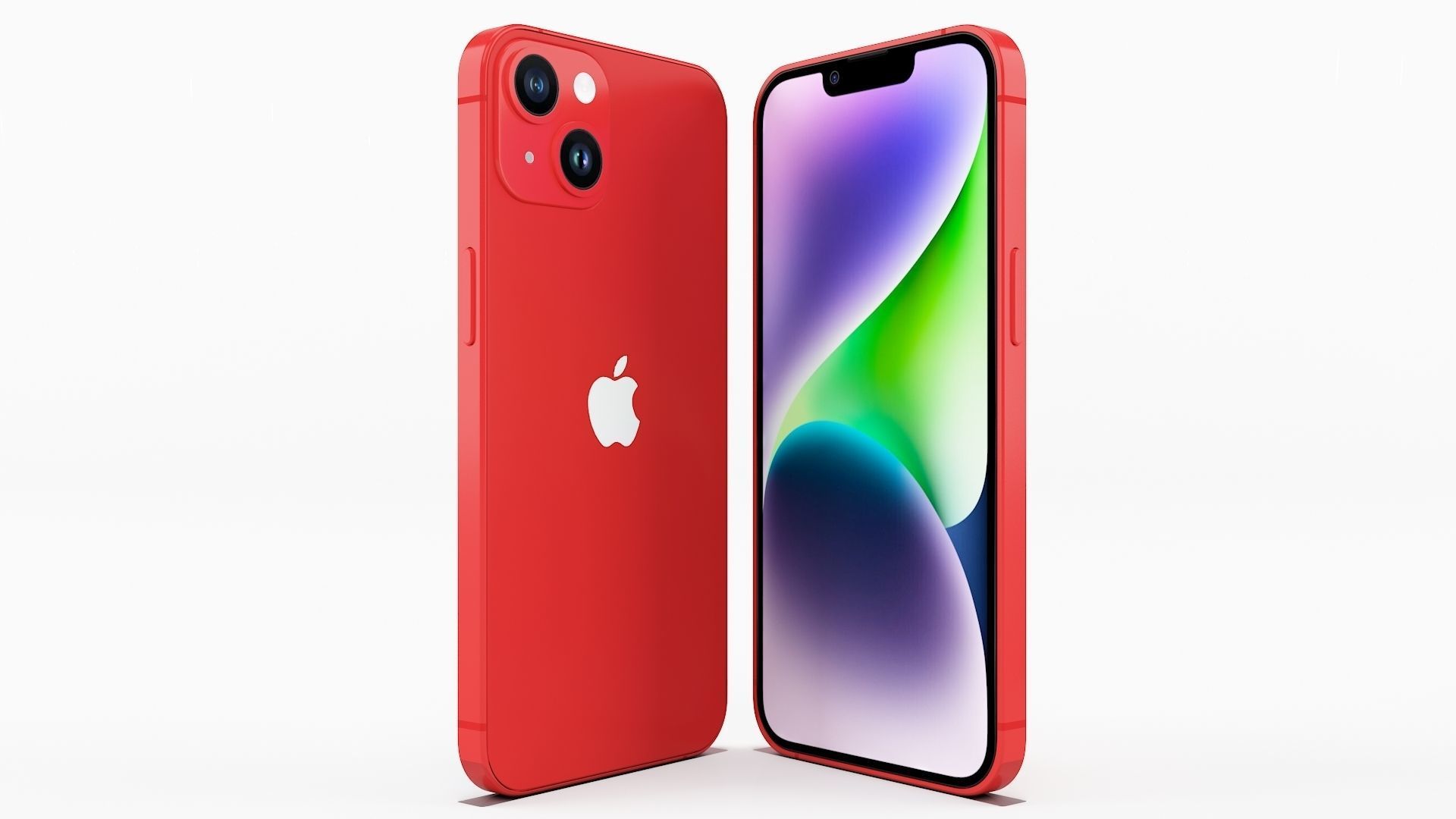 iPhone 14 RED 3D model_2