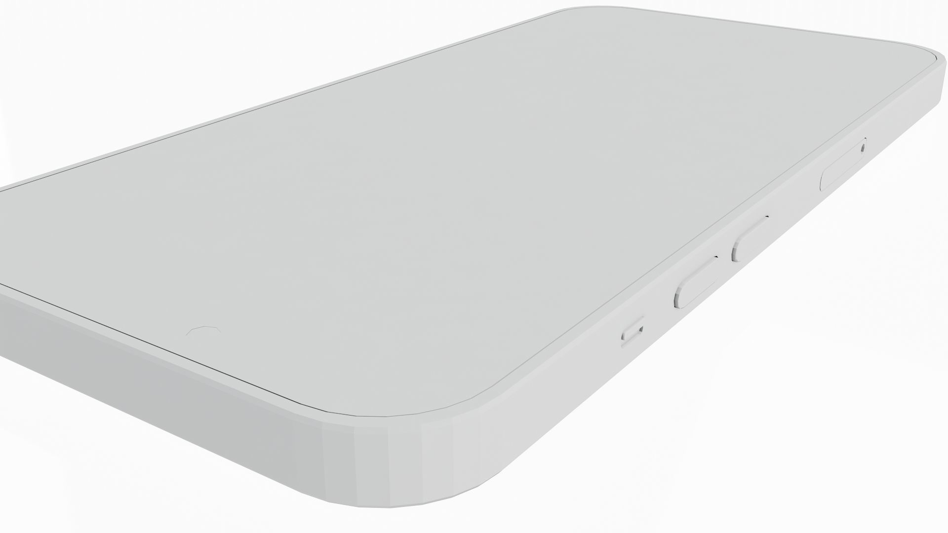 iPhone 14 RED 3D model_13