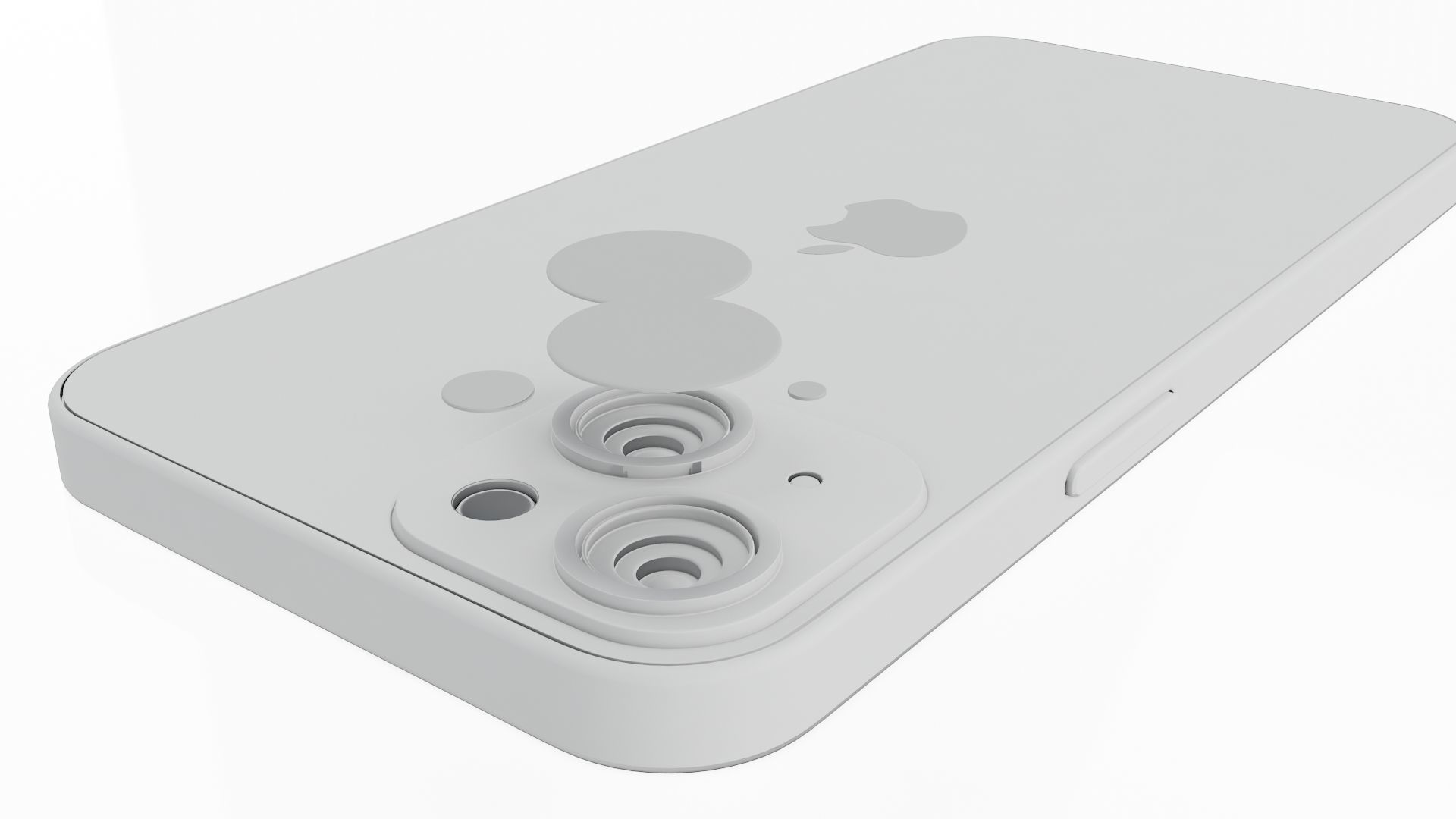 iPhone 14 RED 3D model_16