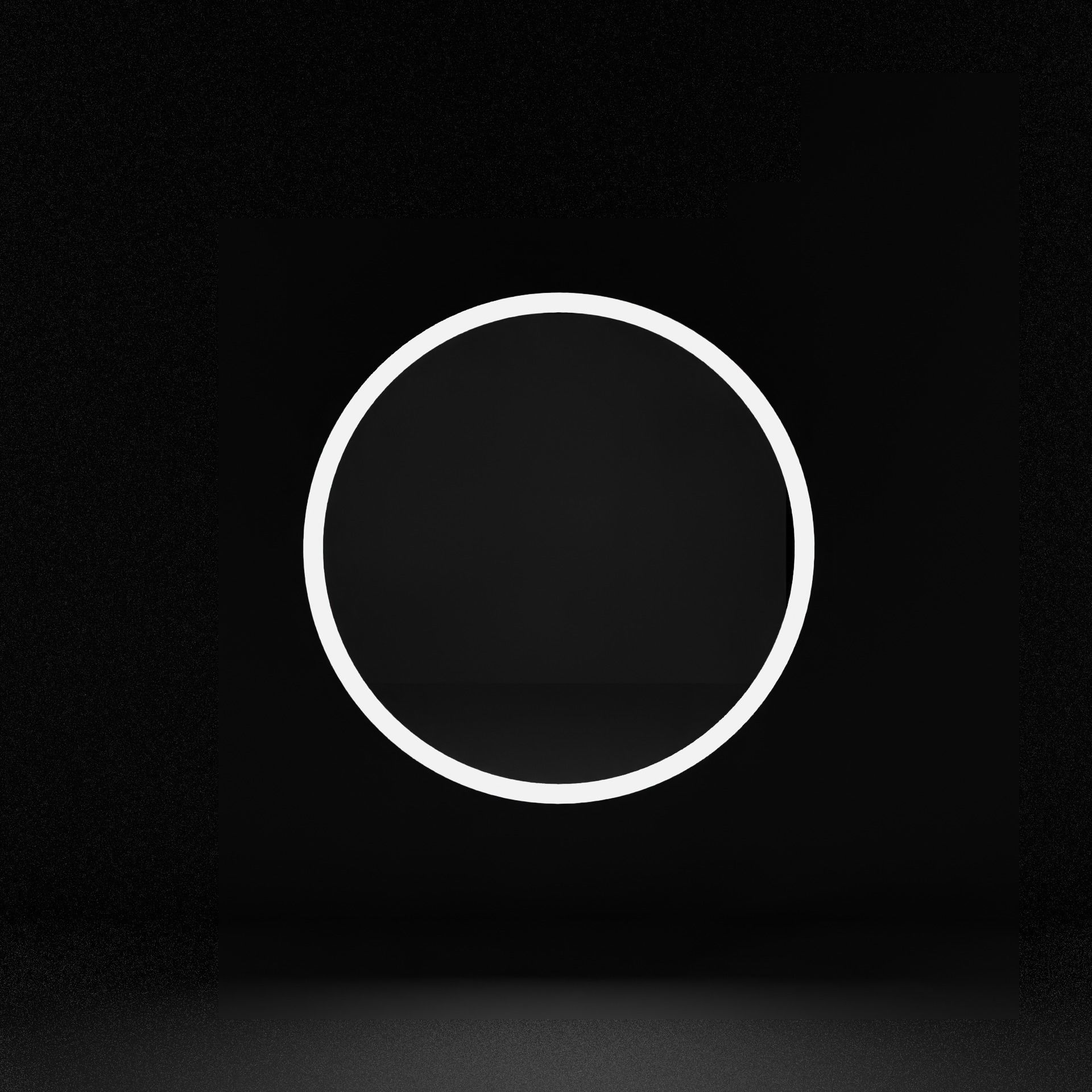 Rounded T Mirror LED Free 3D model_6