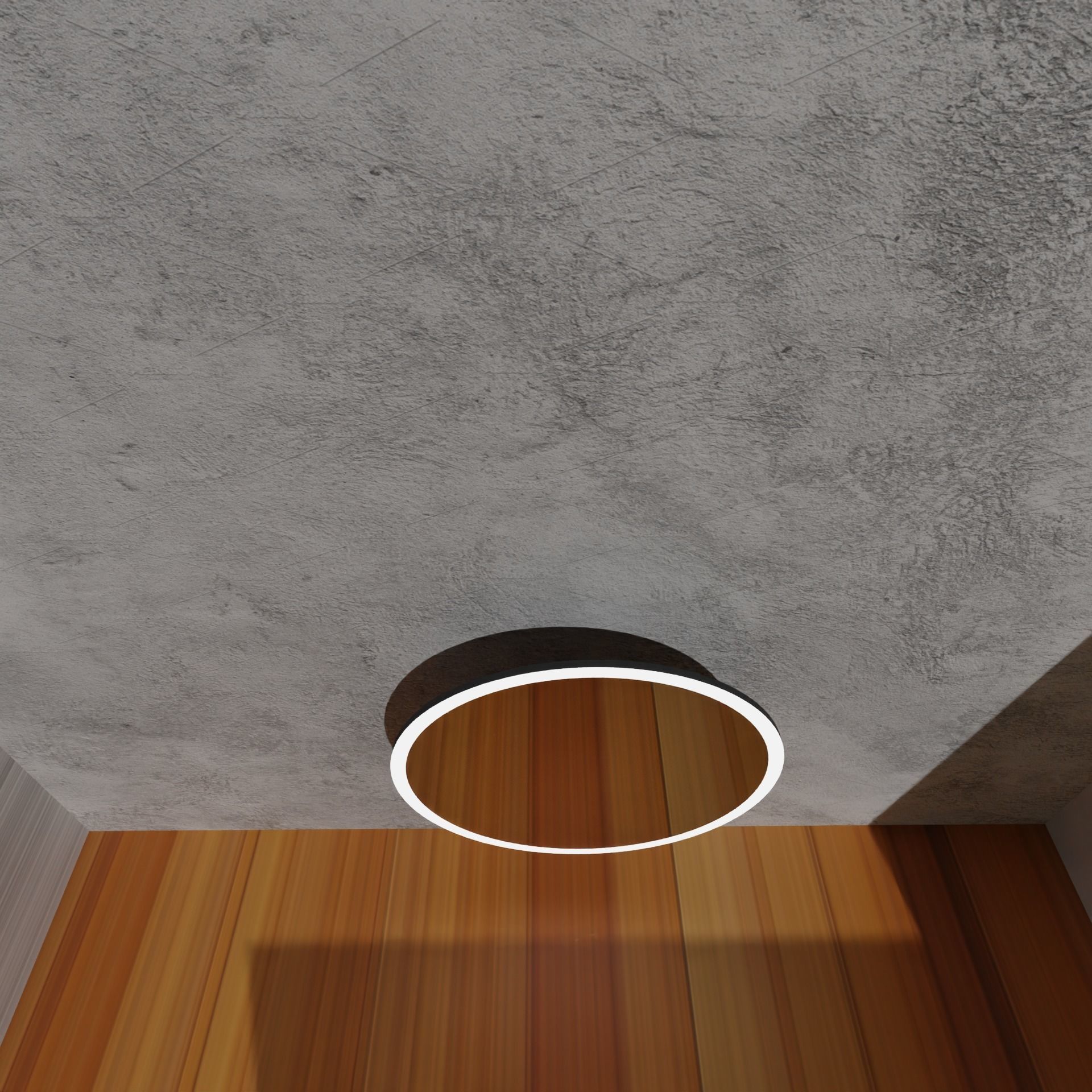 Rounded T Mirror LED Free 3D model_5