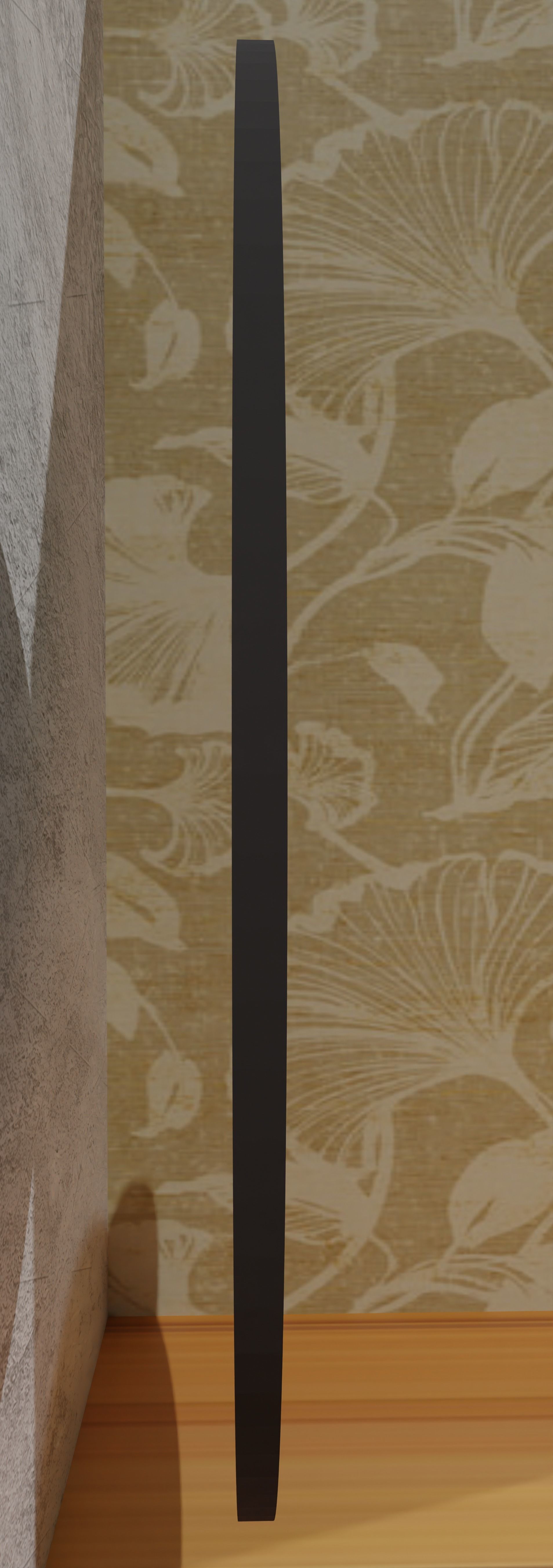 Rounded T Mirror LED Free 3D model_8