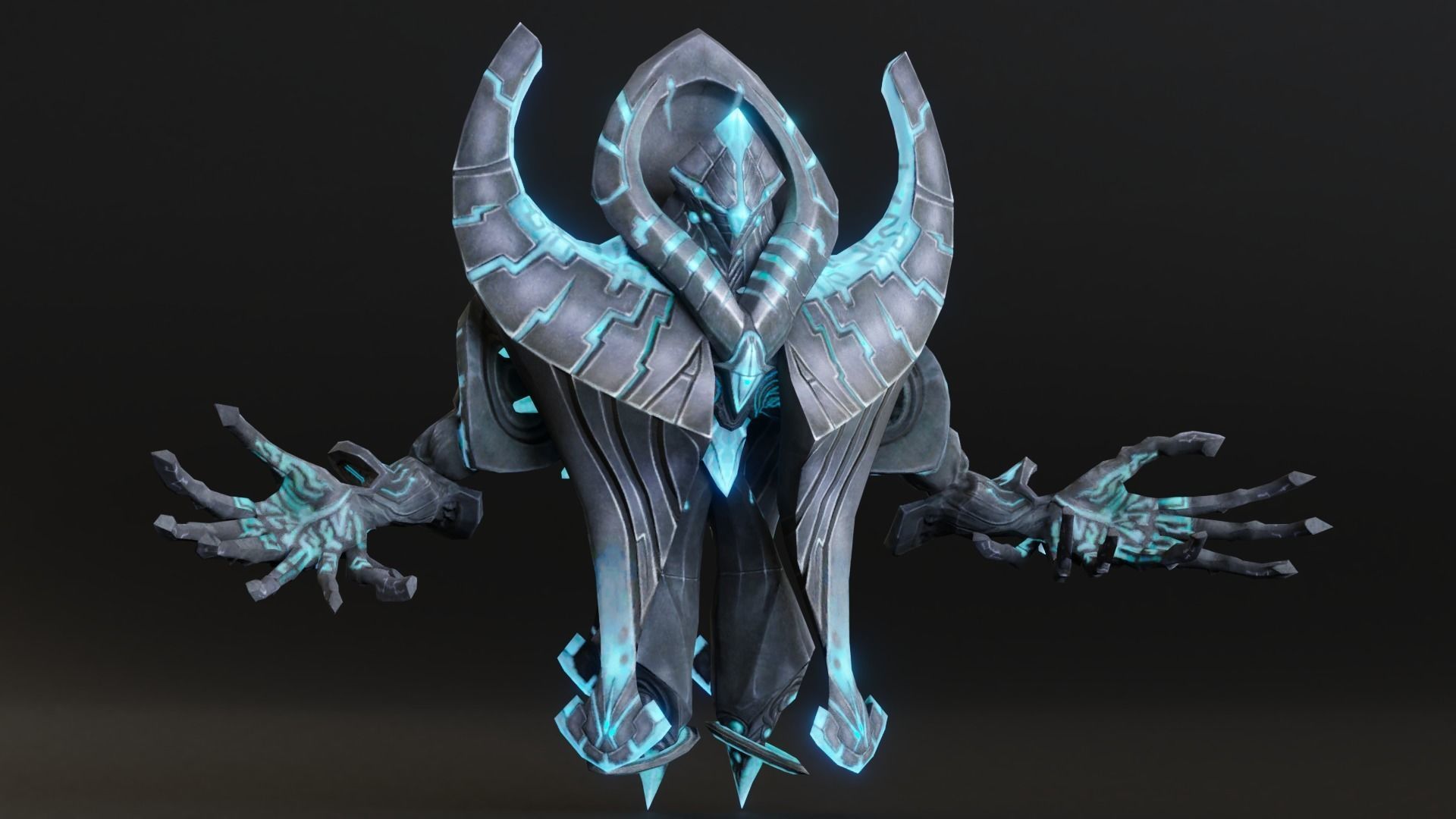 Argonite Shamalan Low-poly 3D model_2