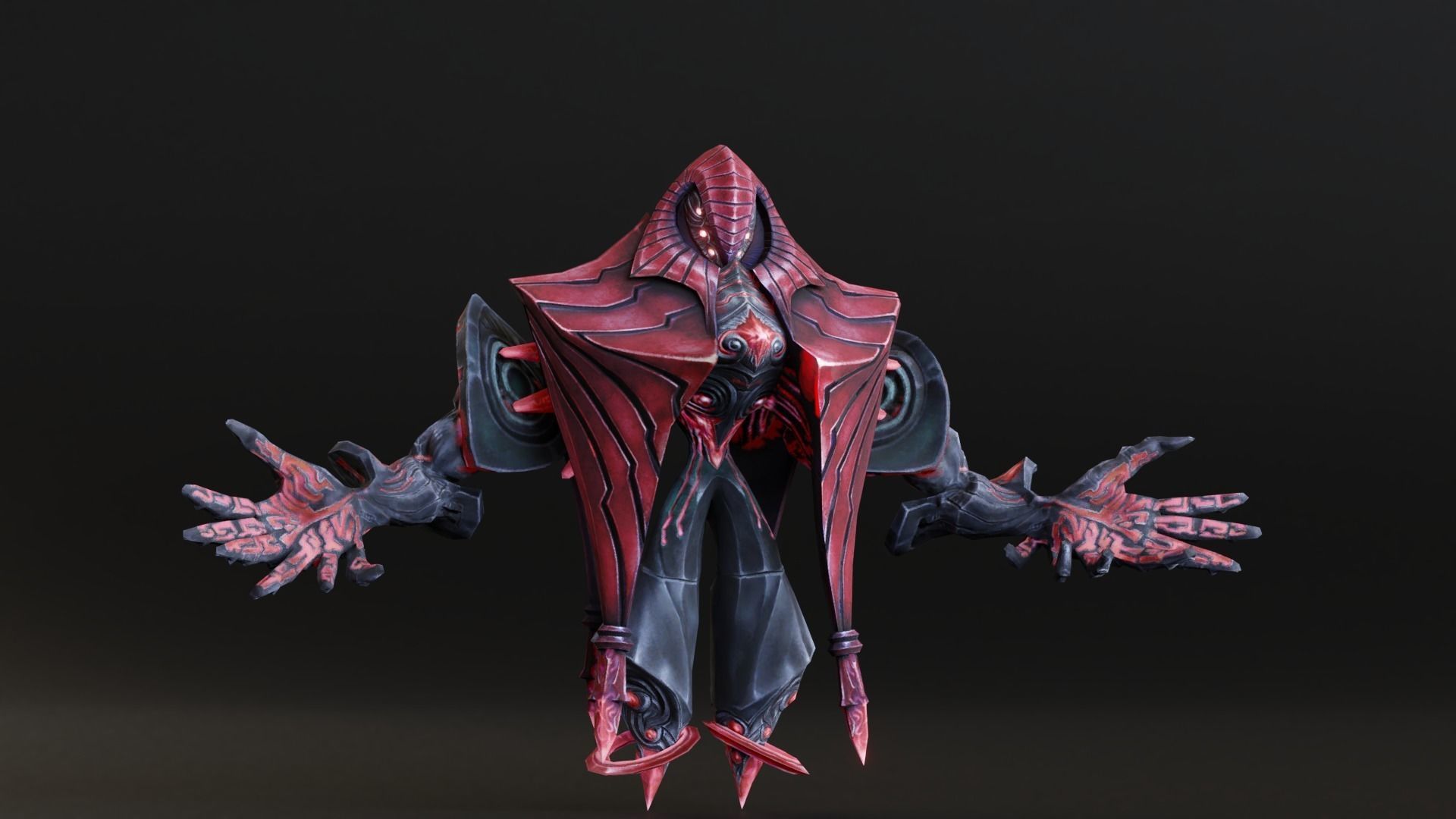 Argonite Shamalan Low-poly 3D model_1