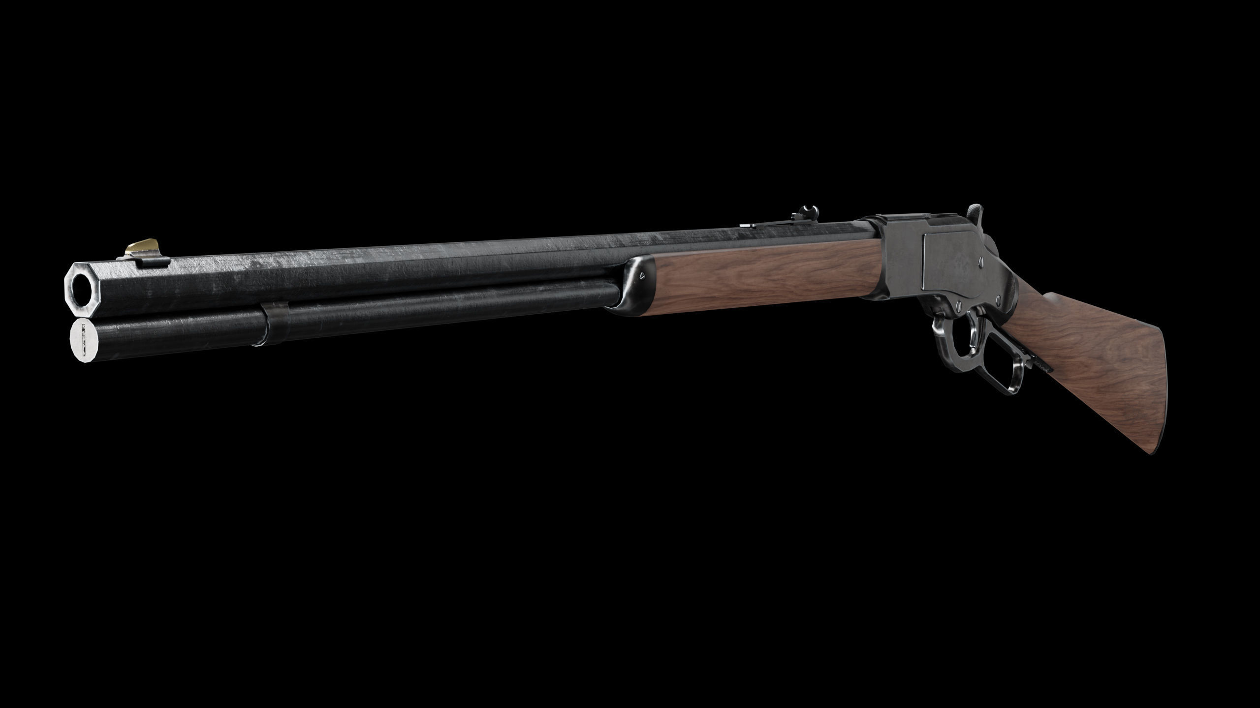 winchester 1873 3D model_3