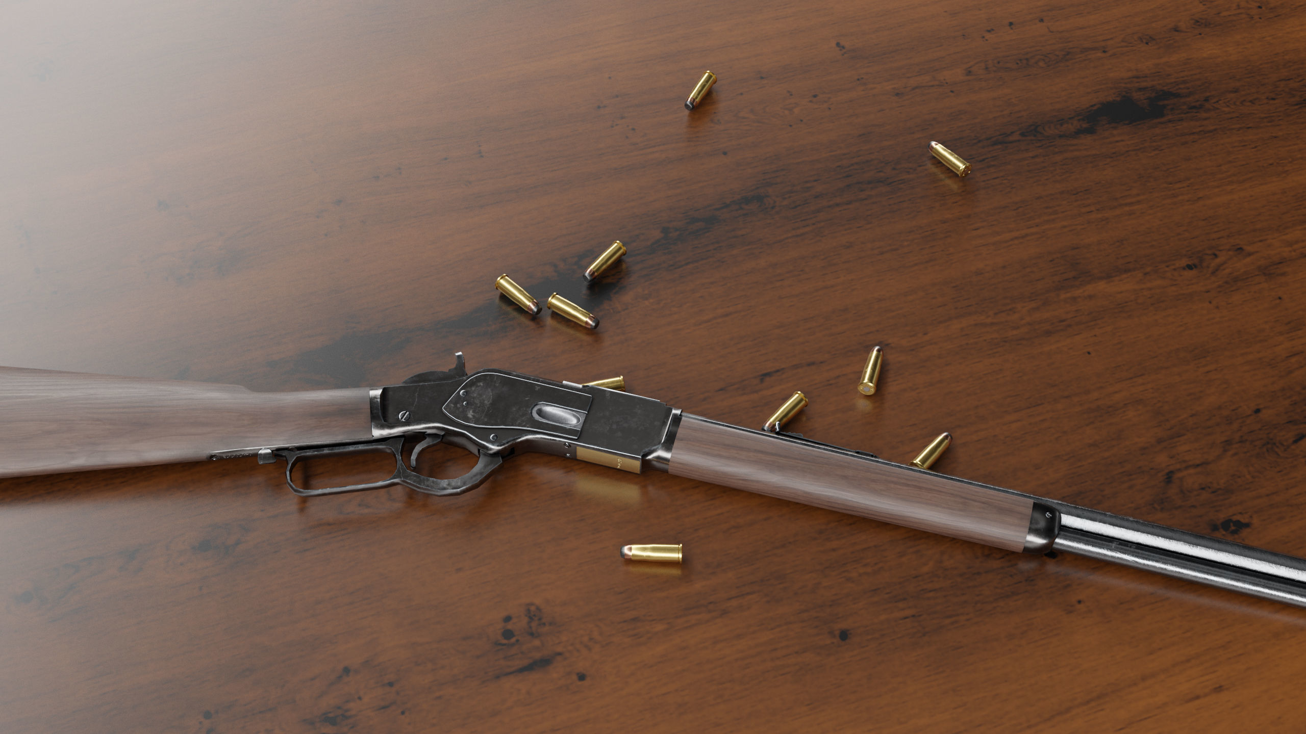 winchester 1873 3D model_14