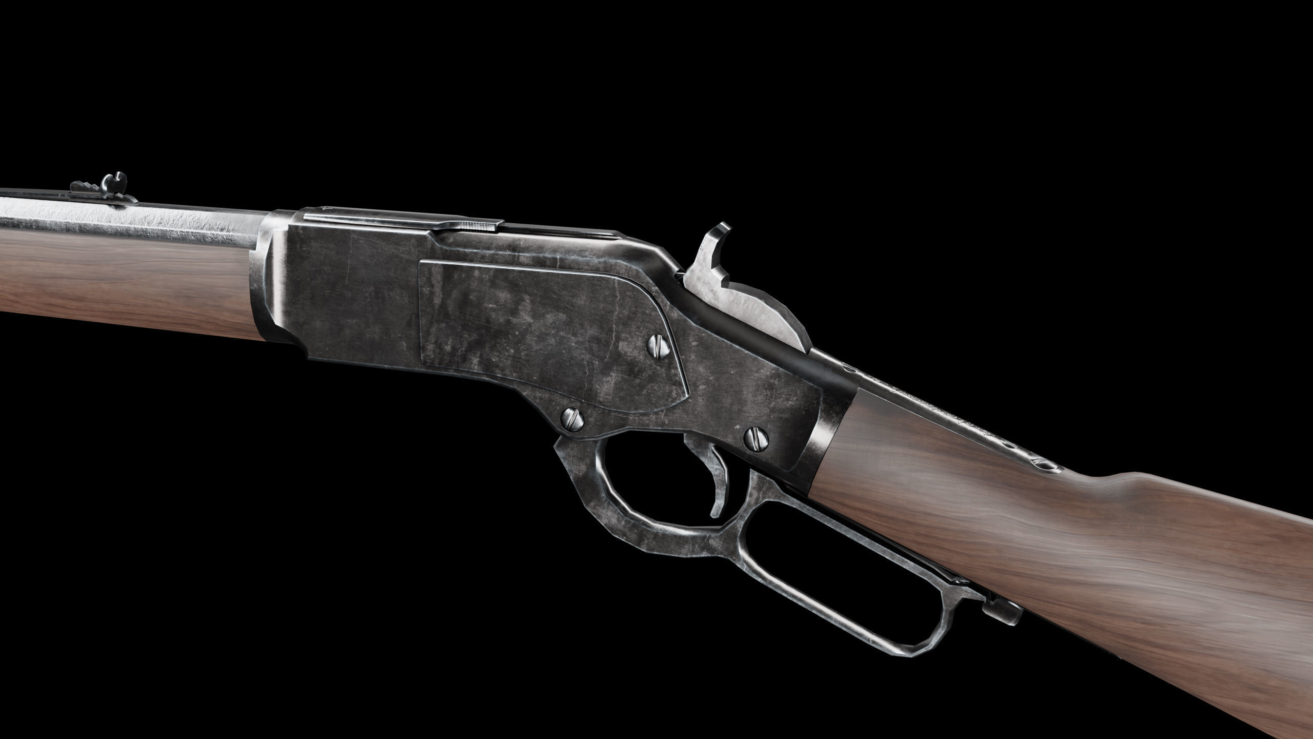 winchester 1873 3D model_4