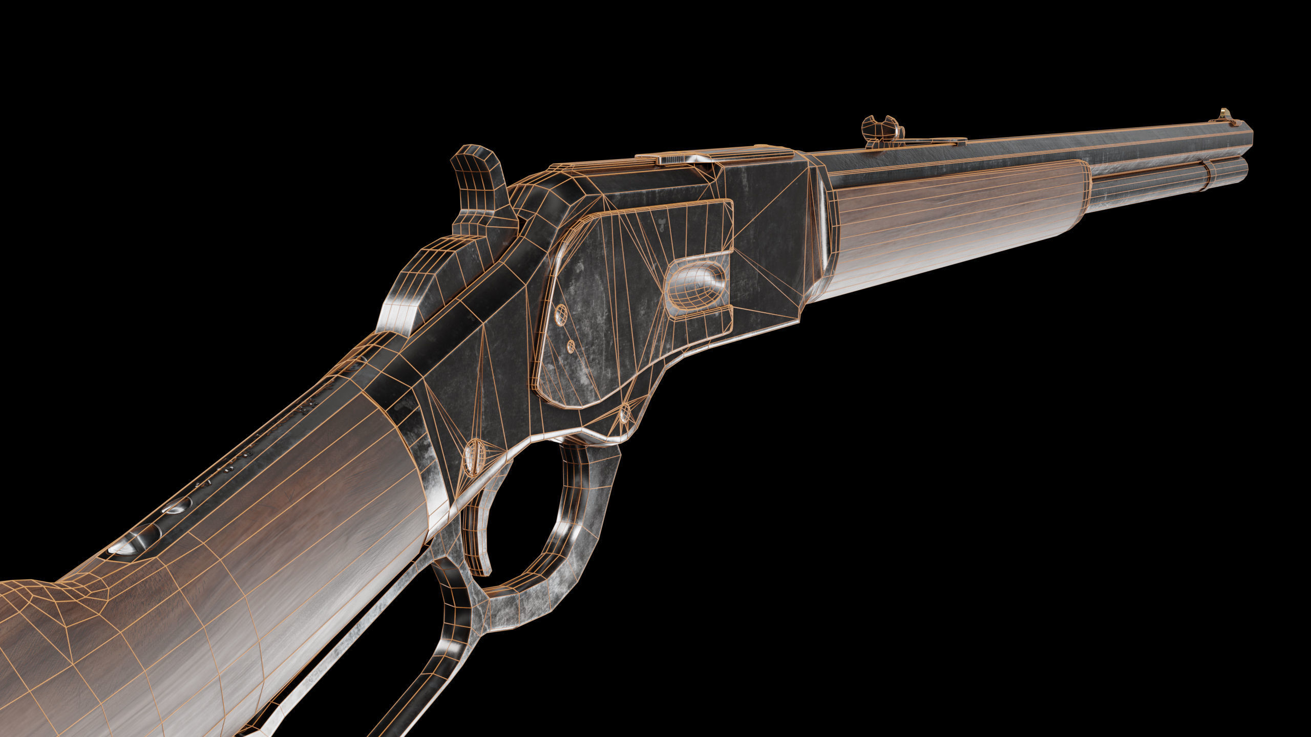 winchester 1873 3D model_12