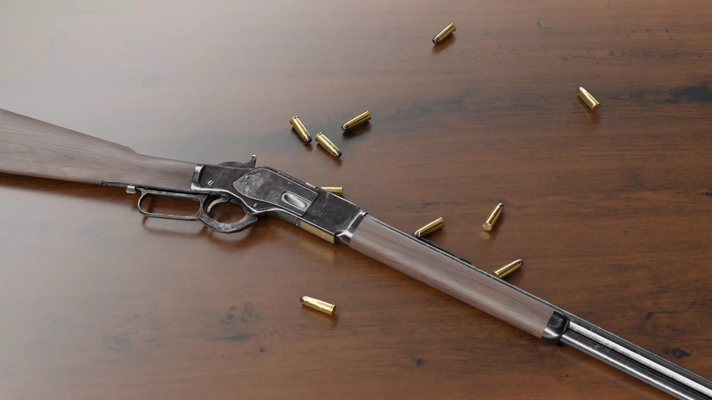 winchester 1873 3D model_0