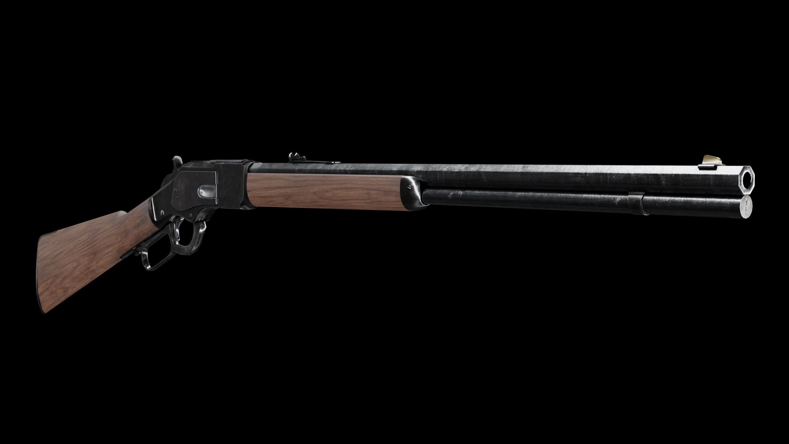 winchester 1873 3D model_5