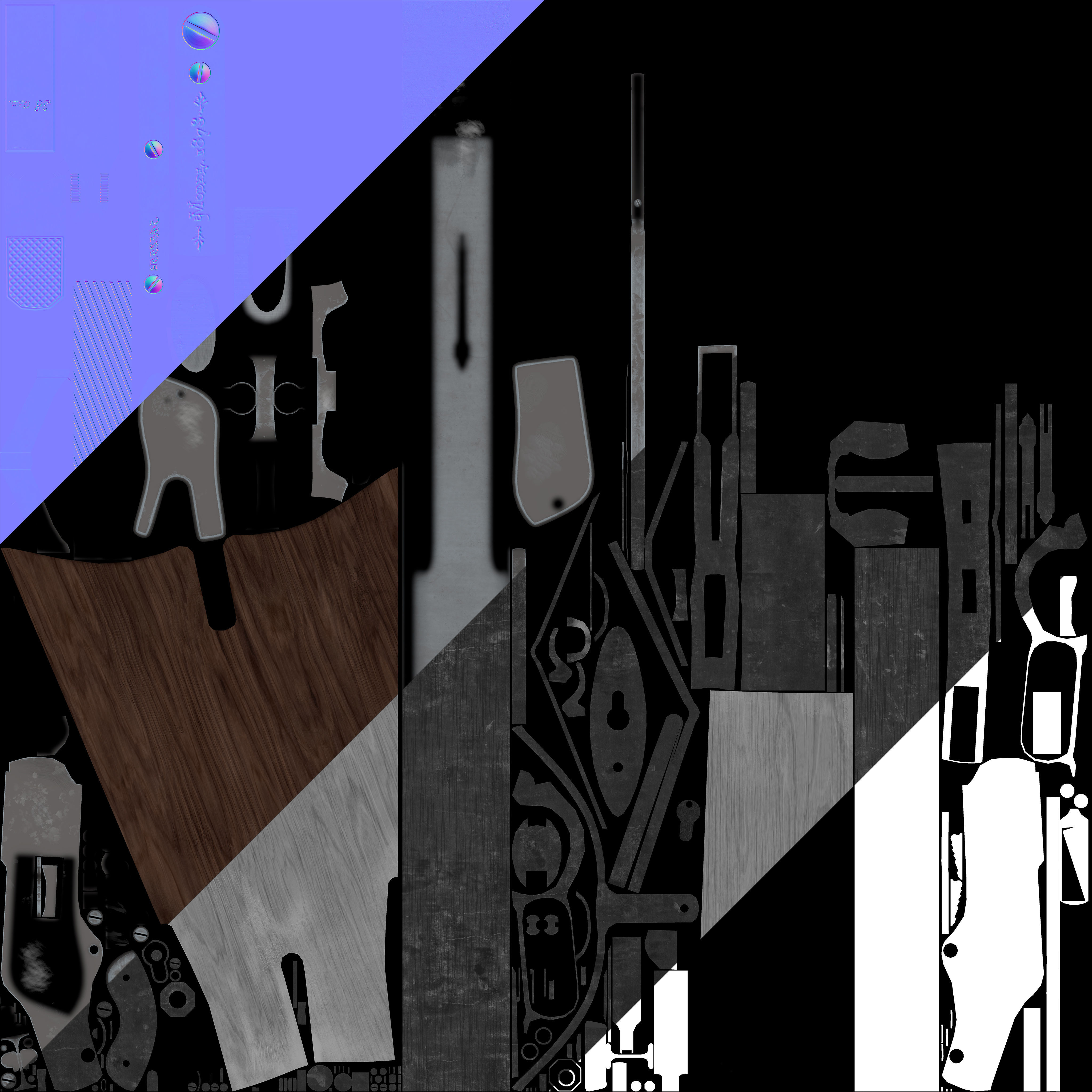 winchester 1873 3D model_15