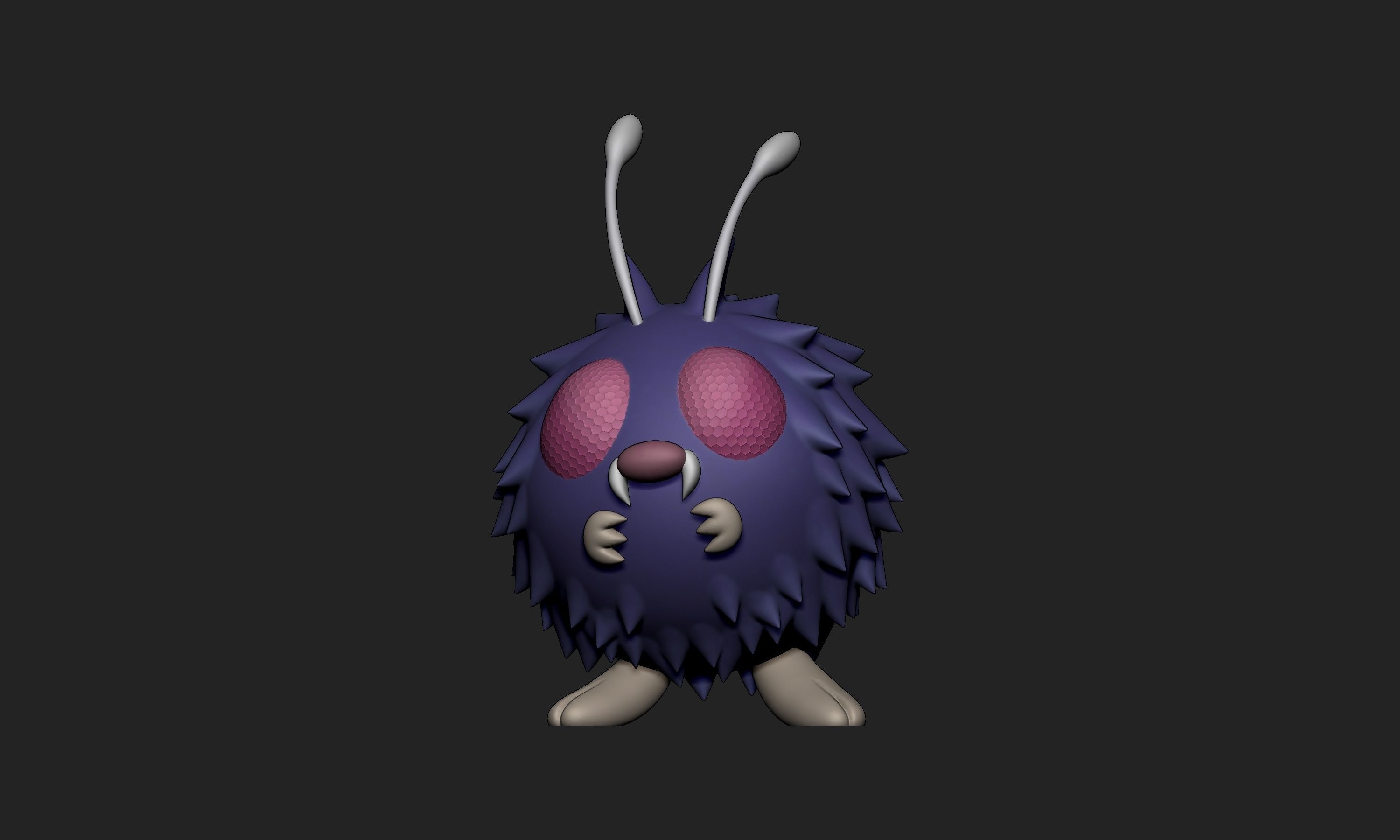 Pokemon - Venonat and Venomoth 3D print model_6