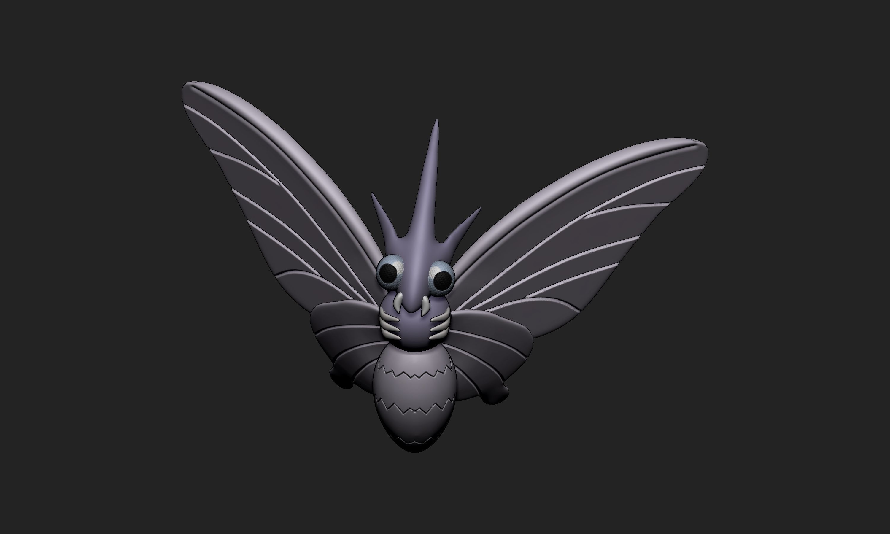 Pokemon - Venonat and Venomoth 3D print model_13
