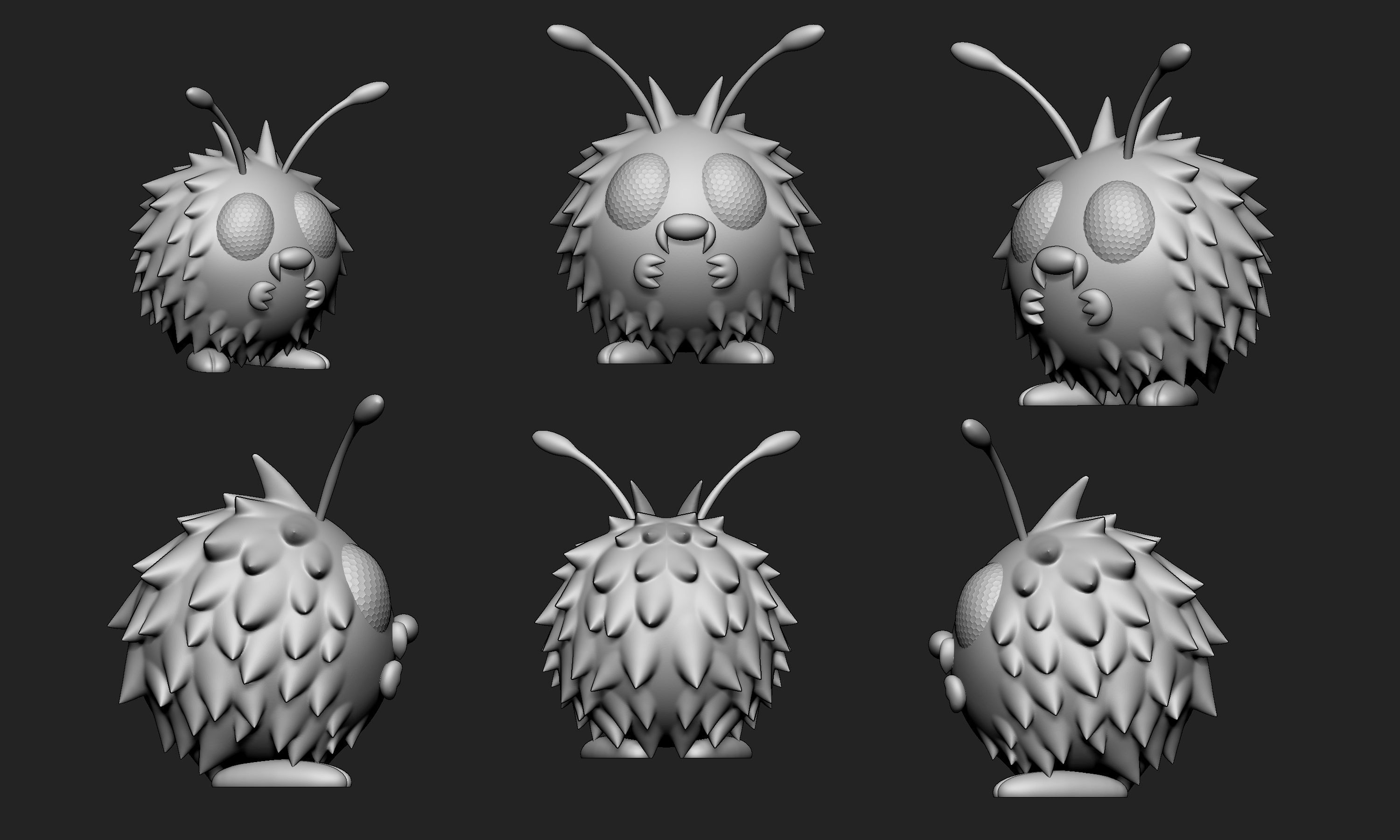 Pokemon - Venonat and Venomoth 3D print model_5