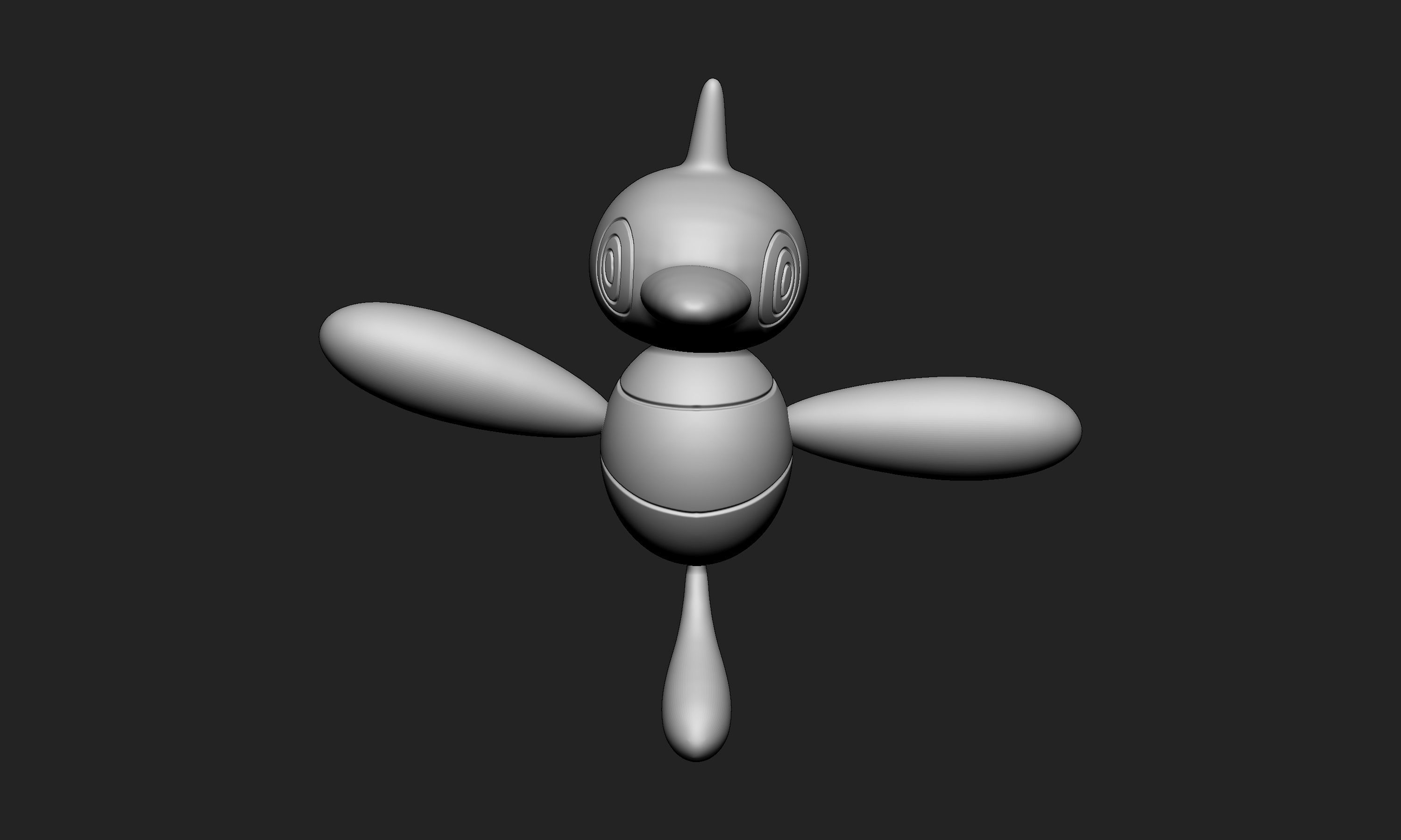 Pokemon - Porygon Z with 2 poses 3D print model_3