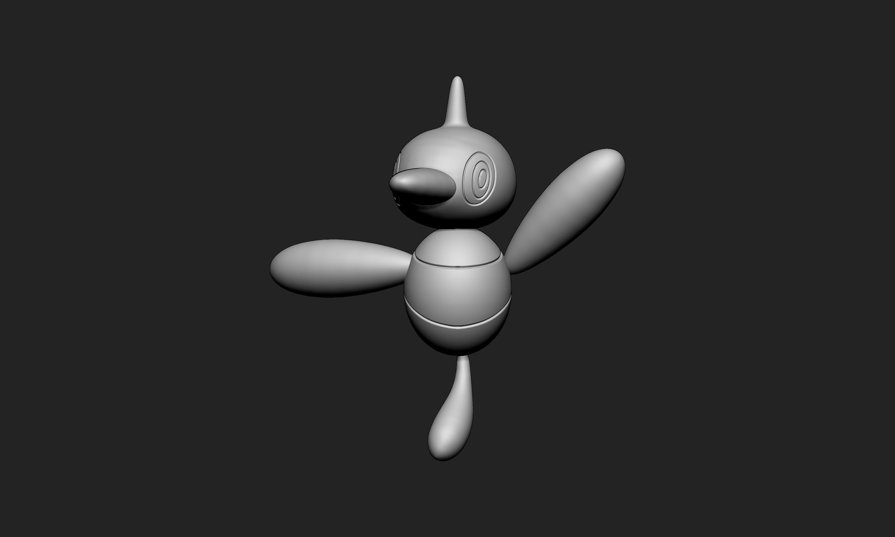 Pokemon - Porygon Z with 2 poses 3D print model_7