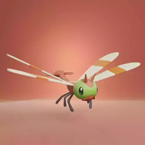 Pokemon - Yanma with base