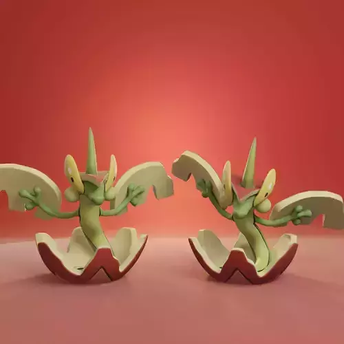 Pokemon - Flapple with 2 poses