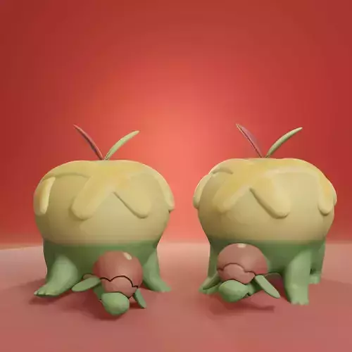 Pokemon - Appletun with 2 poses