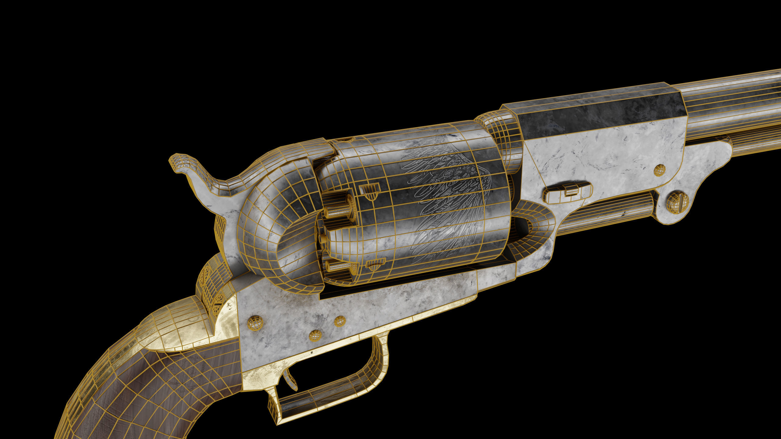 Colt Dragoon 3D model_12
