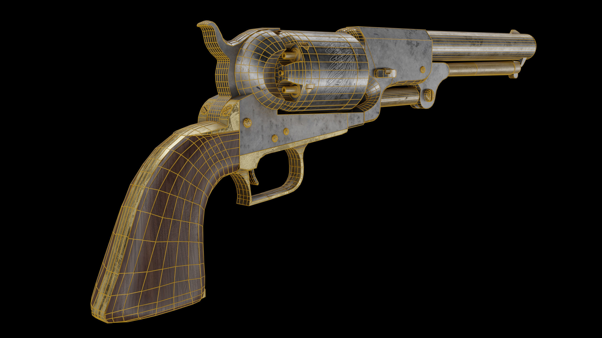 Colt Dragoon 3D model_13