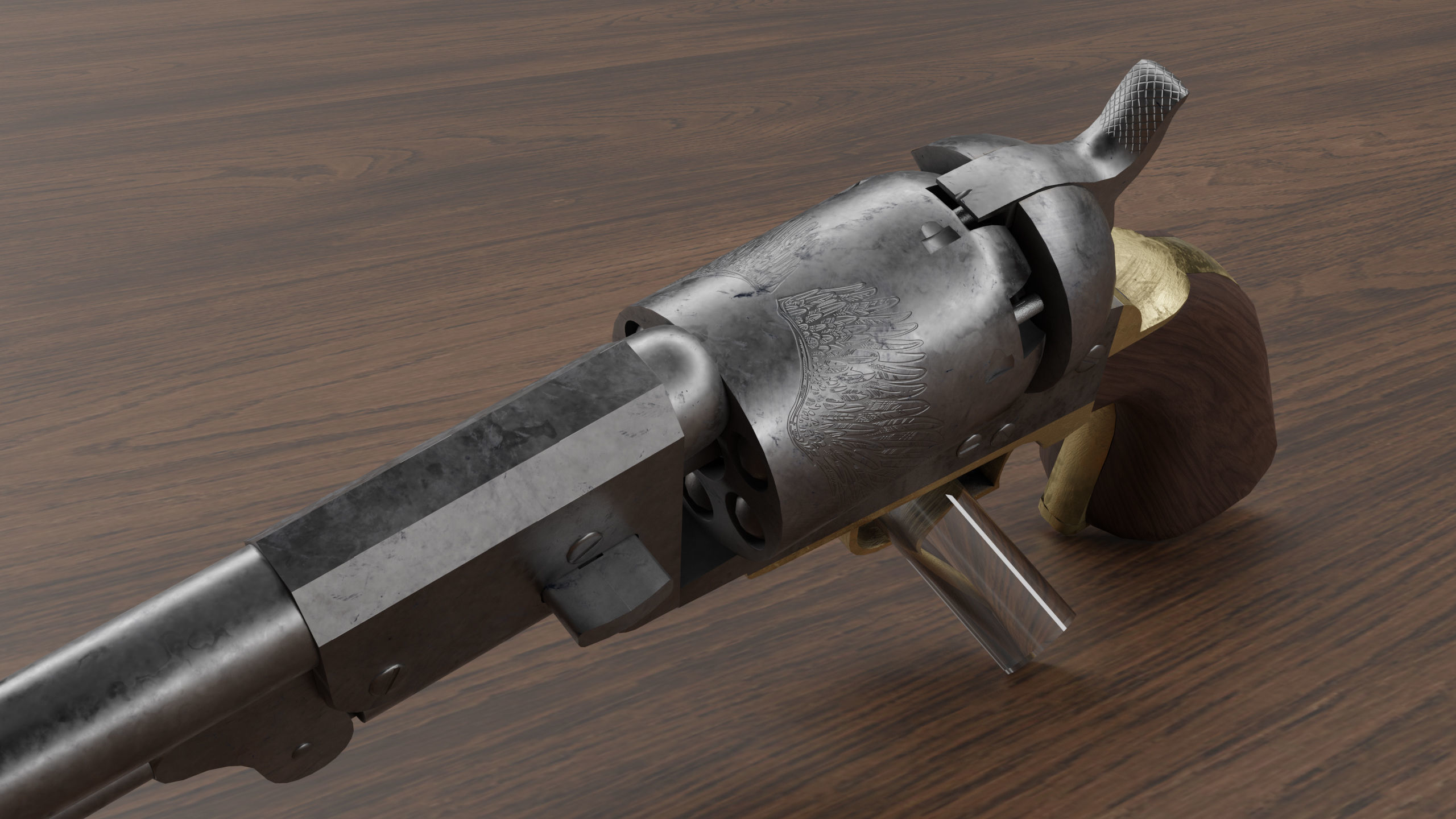 Colt Dragoon 3D model_3