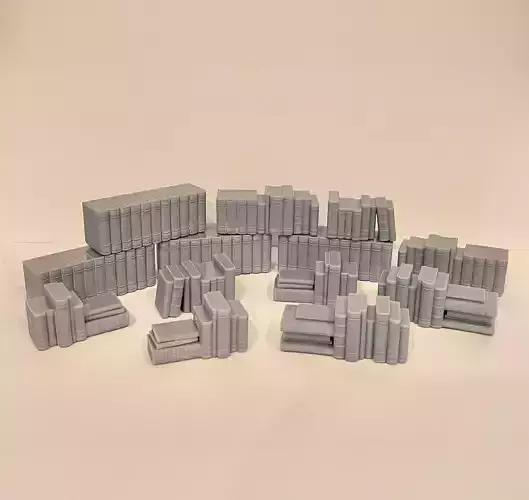 Dollhouse Miniature Book Clusters