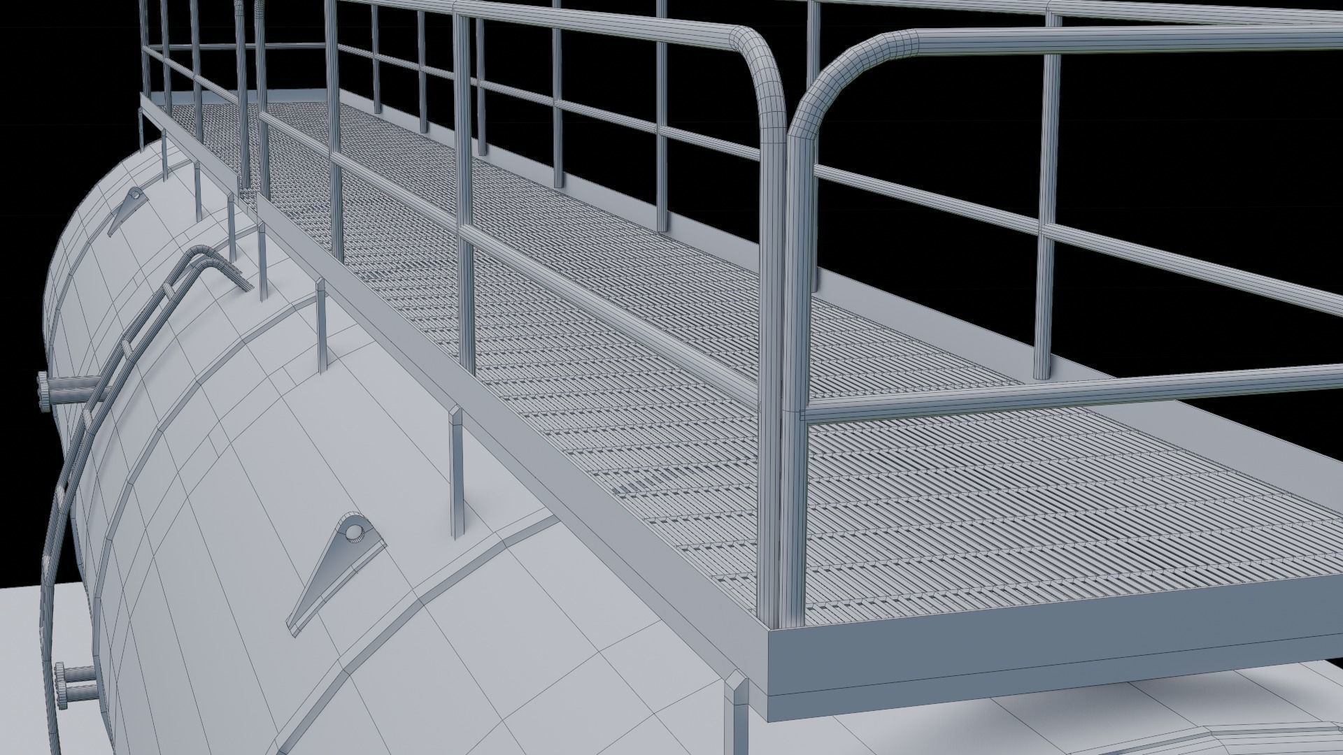 Oil storage tank 3A 3D model_11