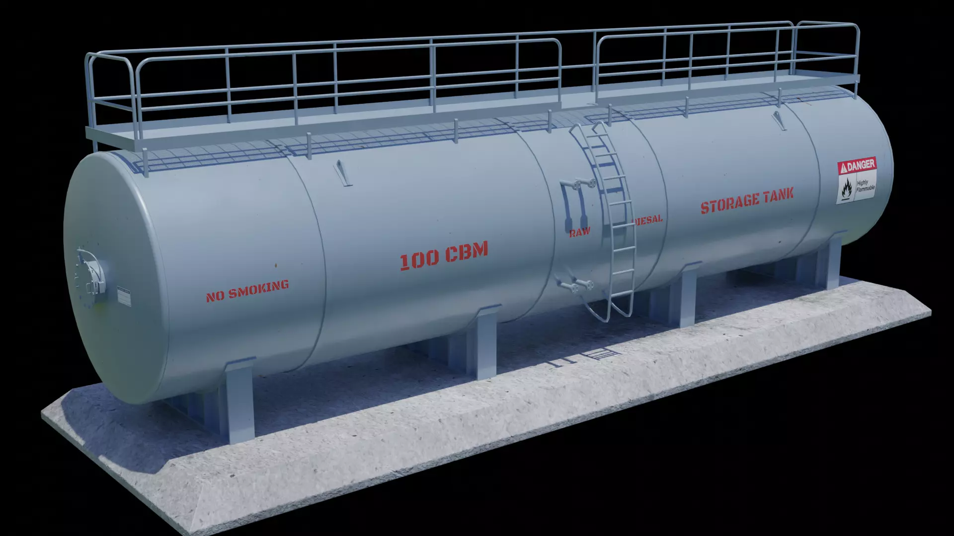 Oil storage tank 3A 3D model_0
