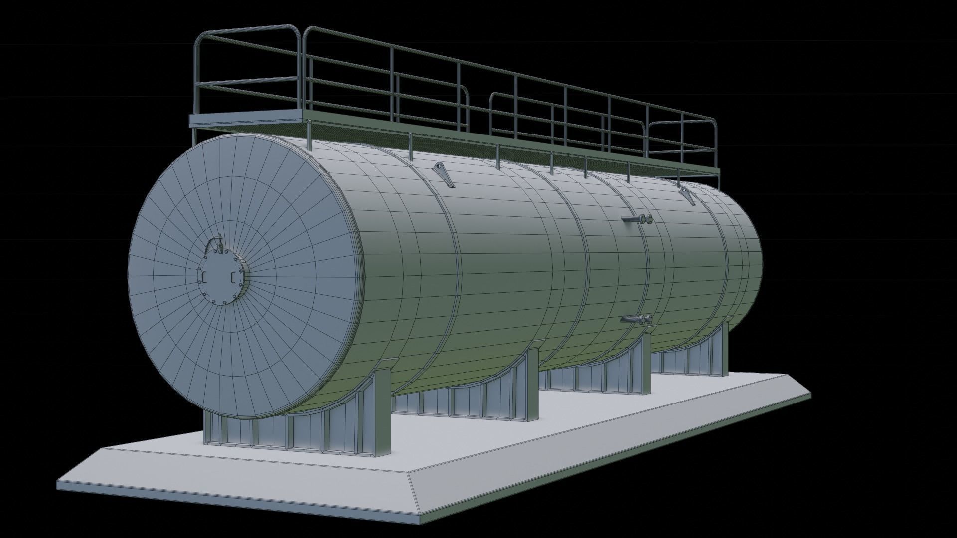 Oil storage tank 3A 3D model_13