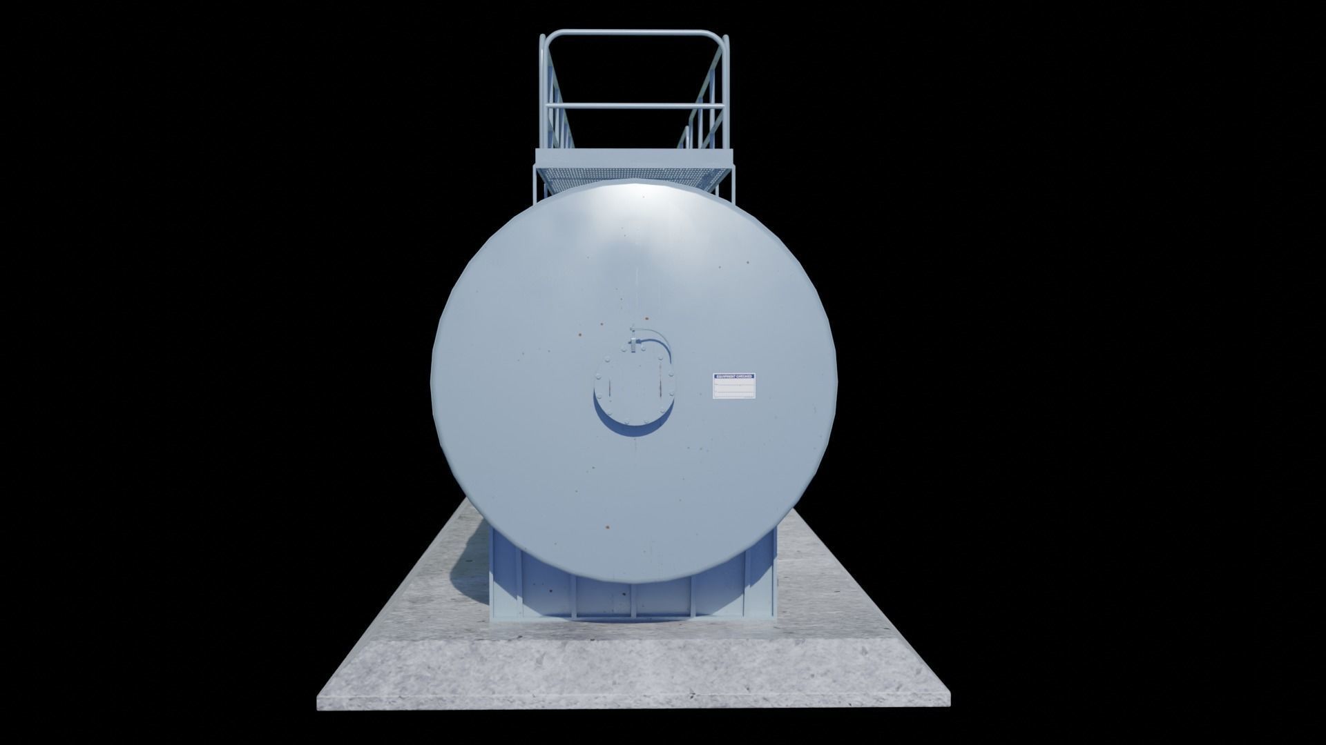 Oil storage tank 3A 3D model_3