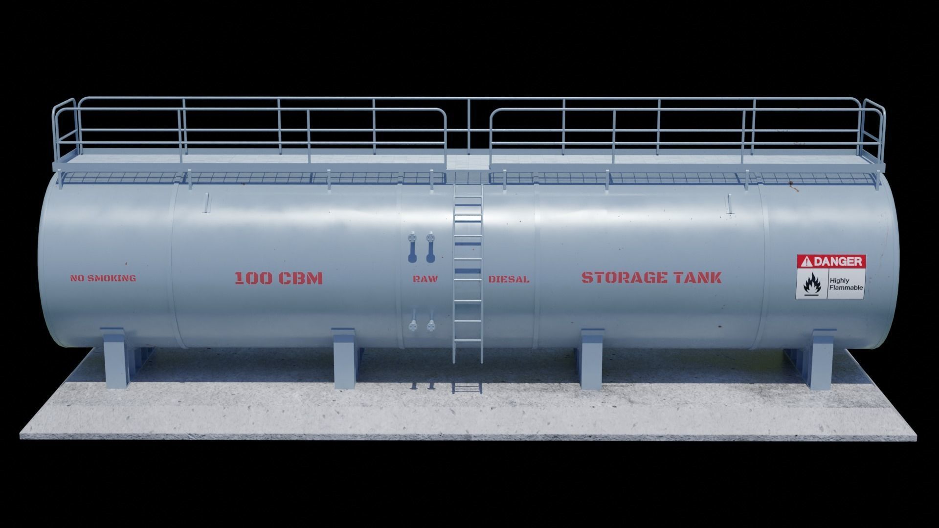 Oil storage tank 3A 3D model_5