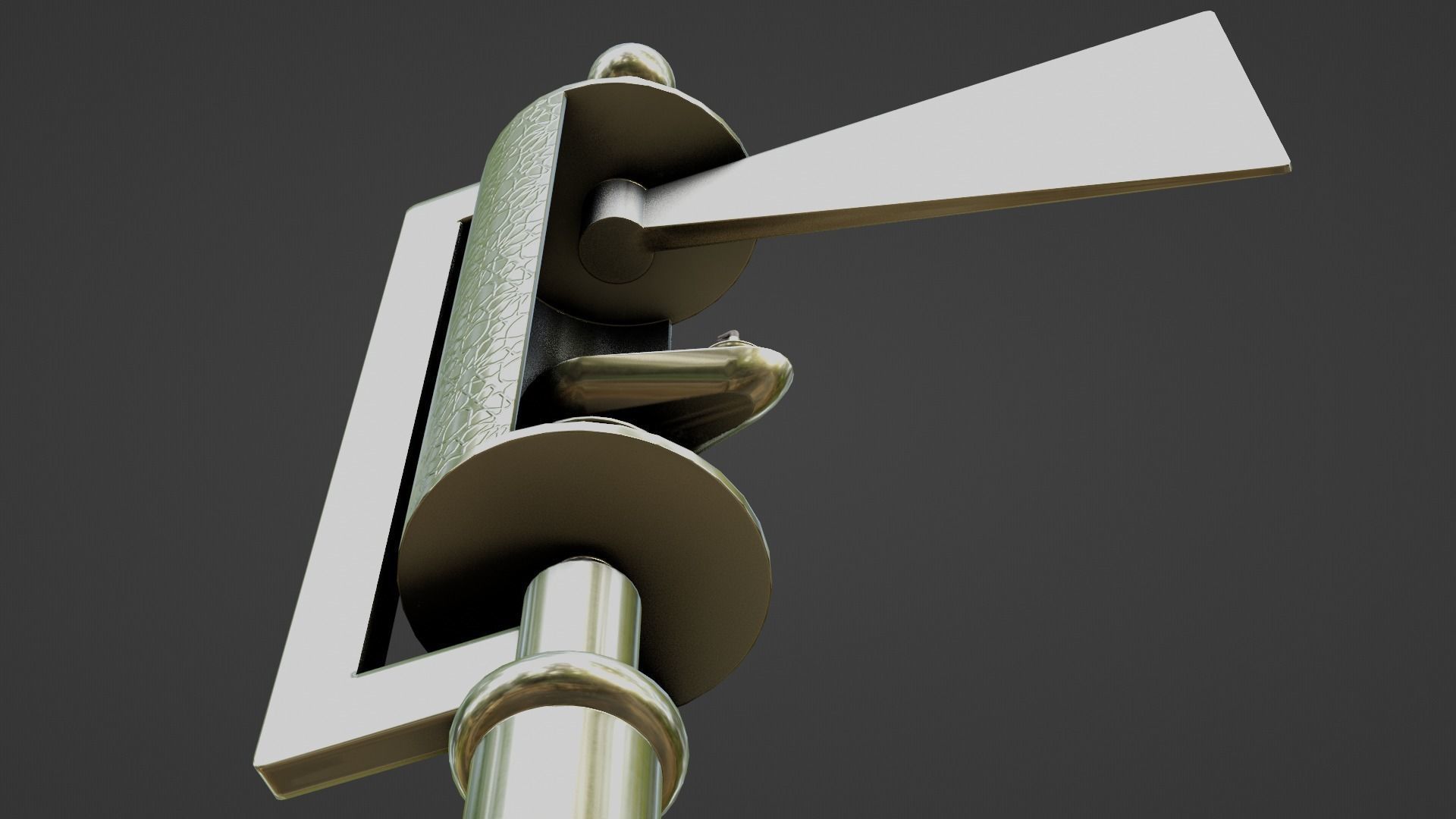 Unlit Candle Low-poly 3D model_6