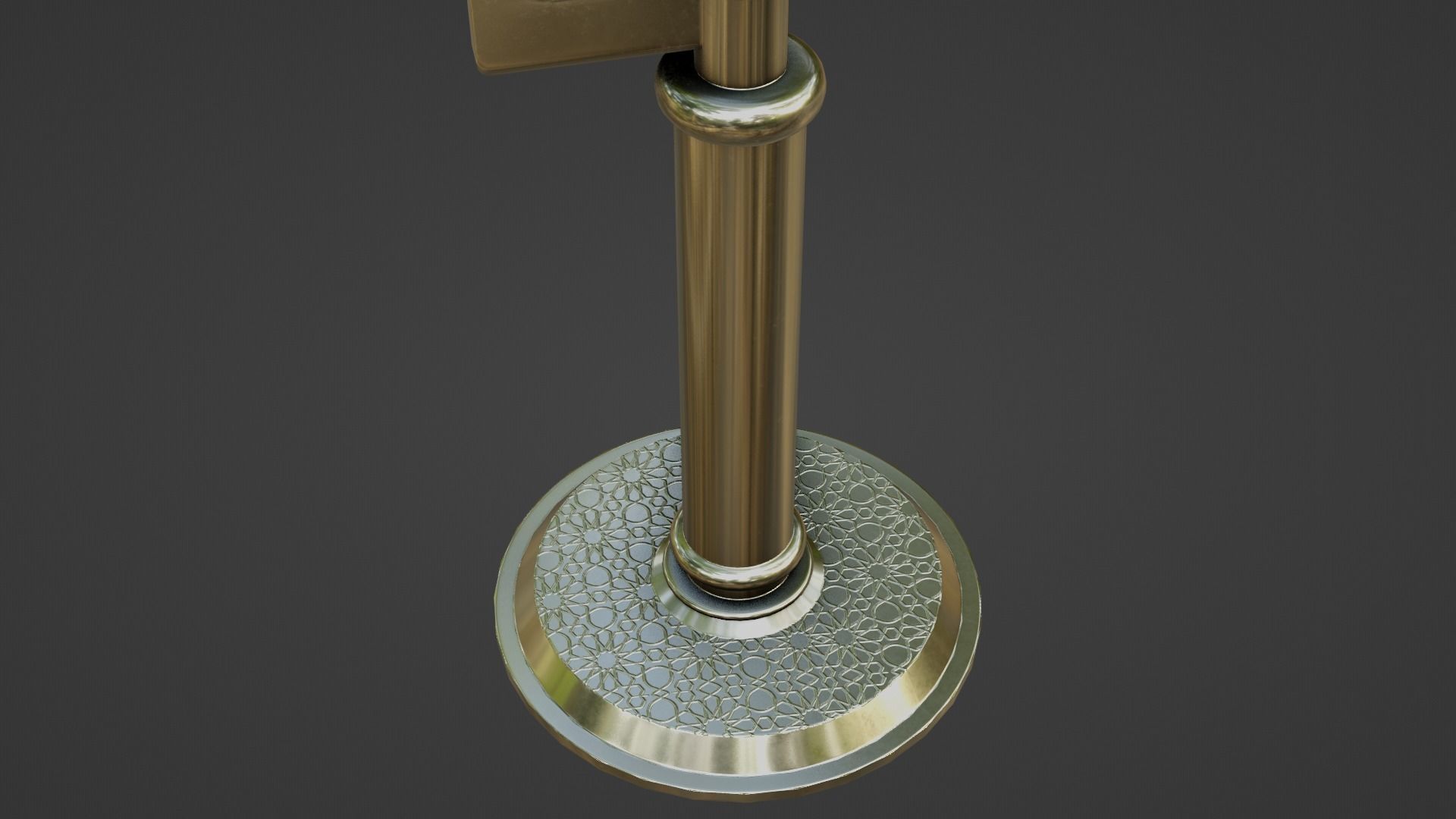 Unlit Candle Low-poly 3D model_2