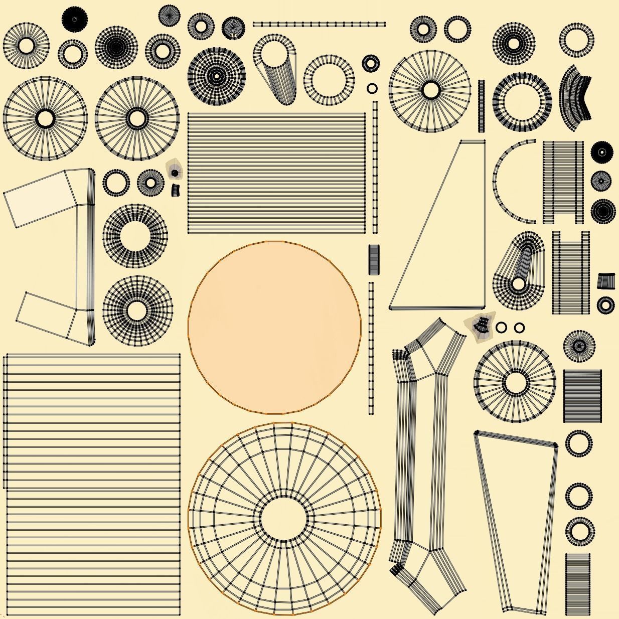 Unlit Candle Low-poly 3D model_9