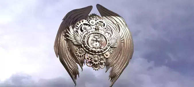 Angel Clockwork Wall Art 2