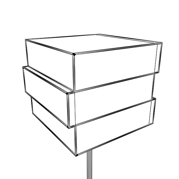 Modern Floor Lamp 05 Encaixe 3D model_8