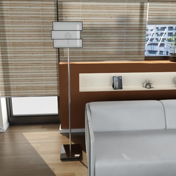 Modern Floor Lamp 05 Encaixe 3D model_5