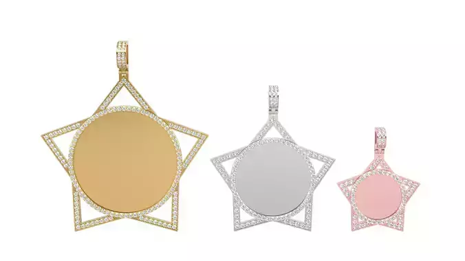 Picture pendant 1-2 inch N 81