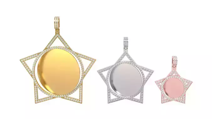 Picture pendant 1-2 inch N 82